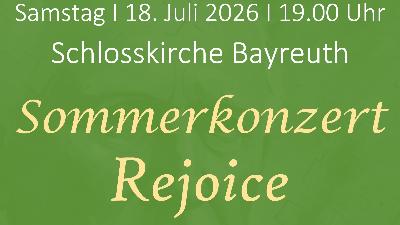 Plakat Sommerkonzert 2026