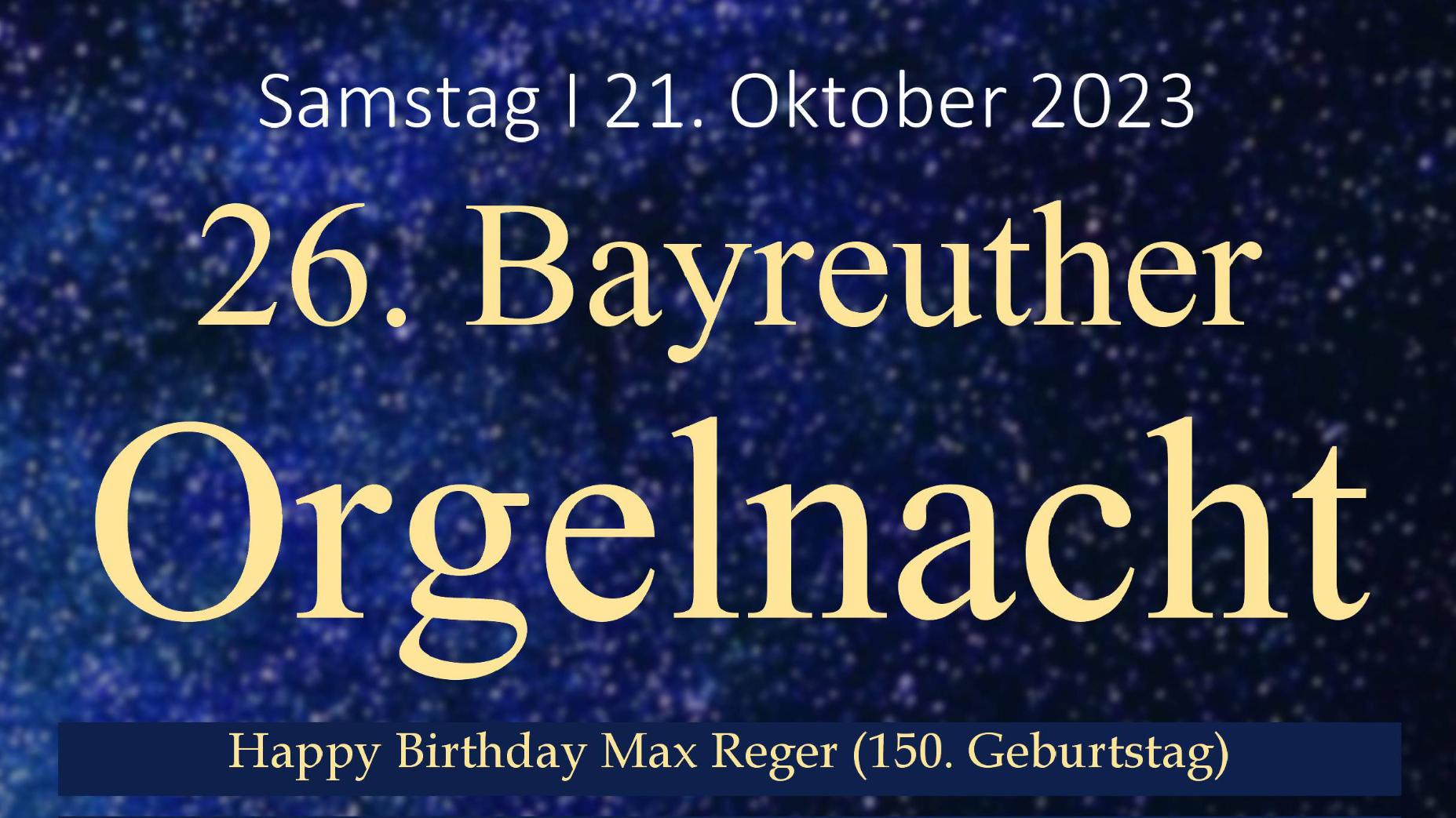 Plakat Bayreuther Orgelnacht 2023_2