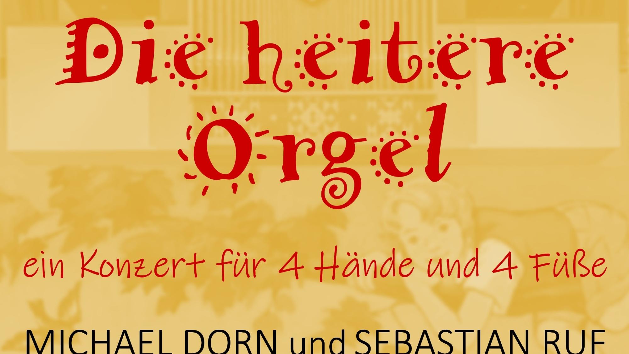 Plakat Heitere Orgel 2025