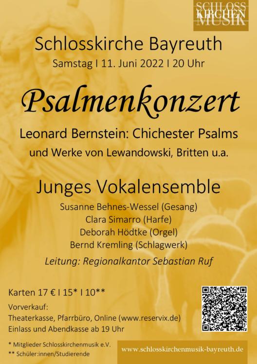 Plakat Psalmenkonzert
